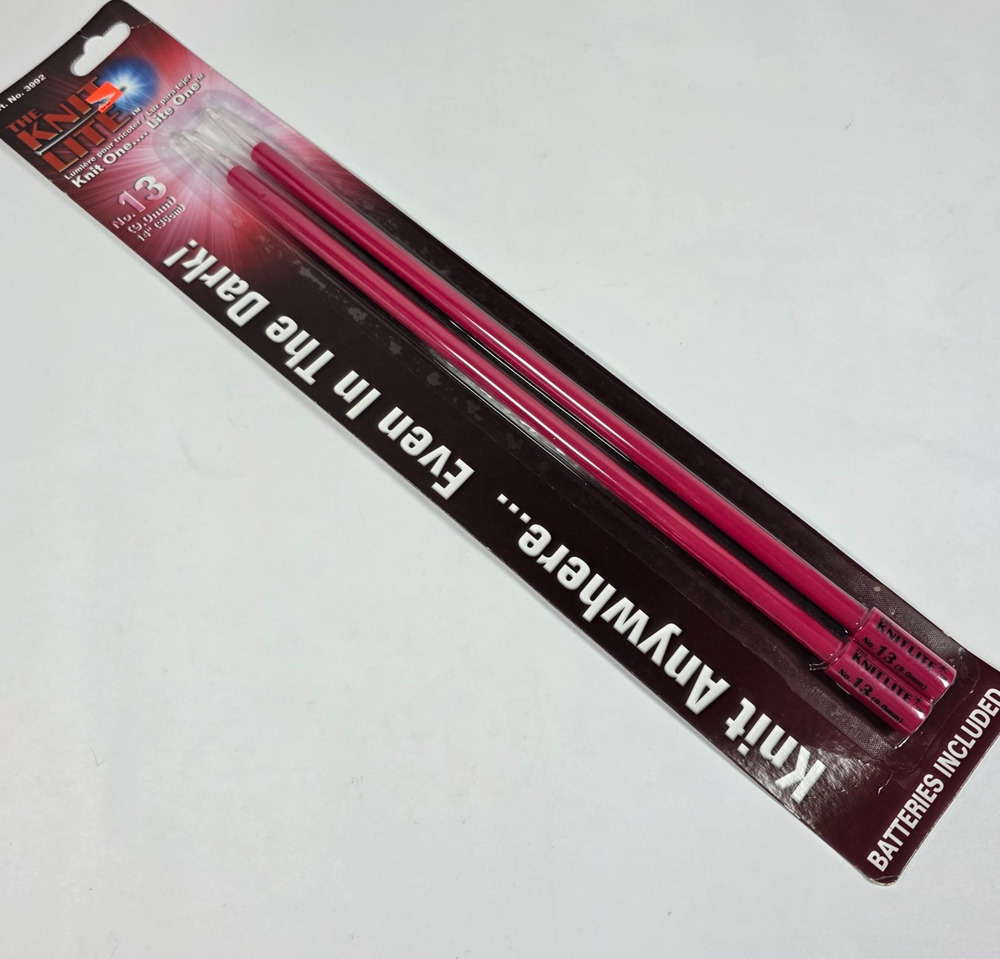 Clover Needlecraft Knit Lite Knitting Needles Size 13 / 9.0 mm 14" Art No. 3992